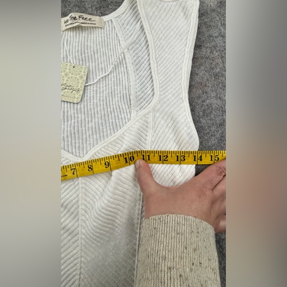 Free People | Boss‎ Babe Tank | Optic White | Women’s Size Large - Picture 12 of 13